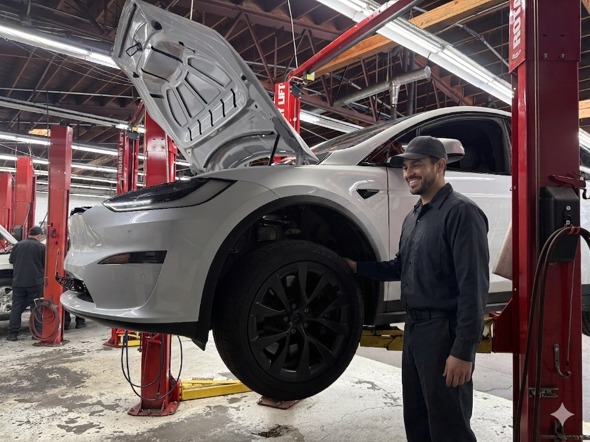 Tesla Wheel Alignment and Suspension Repair San Carlos